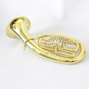 High Grade Bb Euphonium Horn for Sale chinese euphonium instrument Gold Lacquer professional euphonium