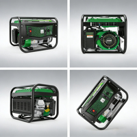 Générateur portable 5 kW 230 V avec AVR - Économe en carburant, faible entretien pour les petites entreprises