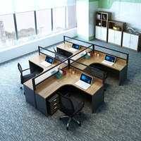 Mobilier de bureau Design moderne de poste de travail du personnel pour l'entreprise pour l'école, l'hôpital et l'immeuble de bureaux