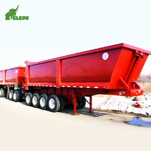 Çift römork çekme hidrolik Superlink arka yan uç damperli damperli römork 07 - Product Image 3