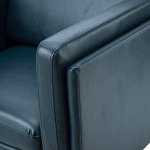 Poltrona Singola di Lusso in Pelle PU per Relax, Ufficio Personale, Ristorante, Soggiorno, Divano Imbottito - Product Image 5