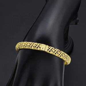 JXX Prix de Gros Bijoux pour Femmes Dubaï Indien Bracelets Plaqué Or 24 carats Matériau Laiton Bijoux de Dubaï - Product Image 4