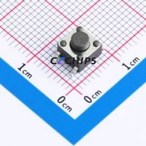 TC-06104A-050E Tactile Switch SMD-4P,6x6mm Switch Single Pole Single Throw Round Button Through Hole 6mm - Product Image 1