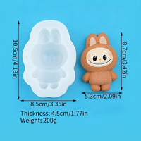 Moule en silicone en forme de lapin Yulixin SM, écologique, non toxique, pour savon fait main, plâtre, chocolat, décorations de gâteaux