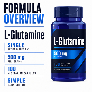 Pre grado alimenticio Pre entrenamiento Aminoácido Creatina Monohidrato Glutamina-polvo L Glutamina L-glutamina Cápsulas para la salud - Product Image 6