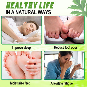 天然ハーブデトックスフットパッド、よもぎディープクレンジングフットパッチ（睡眠改善用） - Product Image 2