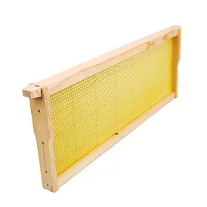 Beekeeping tool bee hive frames with beeswax foundation langstroth bee frames with bee wax foundation for sale