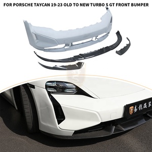 Pour <span class=keywords><strong>Porsche</strong></span> <span class=keywords><strong>Taycan</strong></span> 2019-2023, nouveau <span class=keywords><strong>s</strong></span>éparateur de pare-chocs avant en carbone sec <span class=keywords><strong>Turbo</strong></span> <span class=keywords><strong>S</strong></span> GT - Product Image 5