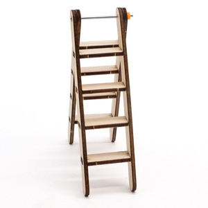 Modelo de escalera de madera, Kit de ciencia STEM para niños de 4 a 6 años, juguete educativo, herramienta de aprendizaje para ensamblaje de proyectos - Product Image 3