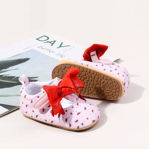 Zapatos de Princesa para Bebé con Diseño Único y Lindo 2026, con un <span class=keywords><strong>Gran</strong></span> Lazo, Zapatos de Princesa para Niñas Pequeñas de PU Suave - Product Image 3