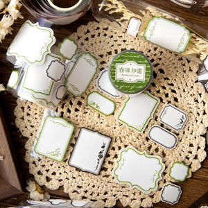 Ruban adhésif de 2 m/rouleau, style minimaliste, papier d'étiquette, matériaux de décoration de tente faits à la main, 6 options - Product Image 4