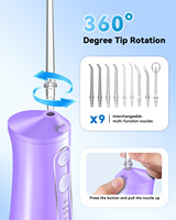 Dispositif de nettoyage en profondeur dentaire à l'eau de soins personnels 2025 Purple Oral Irrigator Water Flosser