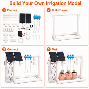 Kit de Modélisme Solaire Automatique OKYN-Y2672 pour Arrosage de Fleurs – Modèle Scientifique d'Irrigation à Assembler Soi-même pour l'Apprentissage et les Loisirs des Enfants - Product Image 3