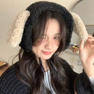 Mignonnes <span class=keywords><strong>cache</strong></span>-oreilles en peau de mouton colorées pour femme, pour toutes les saisons, chaudes, pour les voyages et l'usage quotidien - Product Image 3