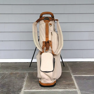 Bolsas de <span class=keywords><strong>Golf</strong></span> Personalizadas de Estilo Clásico Sunday Walker, las Mejores Bolsas de <span class=keywords><strong>Golf</strong></span> Vintage de Lona Encerada Color Marfil - Product Image 5