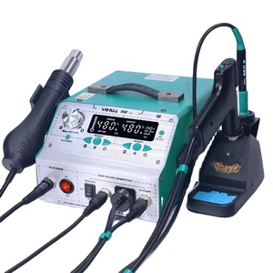 Estación <span class=keywords><strong>de</strong></span> Soldadura Inteligente 4 en 1 YIHUA 948-II: Pistola <span class=keywords><strong>de</strong></span> Aire Caliente, <span class=keywords><strong>Soldador</strong></span>, Succión <span class=keywords><strong>de</strong></span> <span class=keywords><strong>Estaño</strong></span> y Pluma <span class=keywords><strong>de</strong></span> Succión - Product Image 1