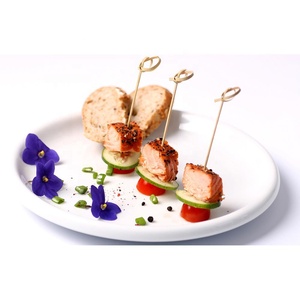 Sinh thái thân thiện handmade tre Knot xiên cho thực phẩm Trái Cây Cocktail trang trí Hot Bán - Product Image 3