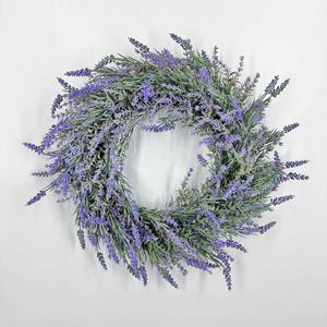 Guirlande <span class=keywords><strong>de</strong></span> fleurs <span class=keywords><strong>de</strong></span> lavande artificielle UMIND pour la <span class=keywords><strong>porte</strong></span> d'entrée, décoration <span class=keywords><strong>de</strong></span> Noël printemps-été - Product Image 2