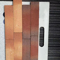 Briques briques d'argile split brique revêtement mural fausse décoration extérieure