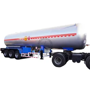 2024 Novo modelo ISO de três eixos 56000L China Fábrica de GLP LNG caminhão-tanque semi-reboque tanque de gás