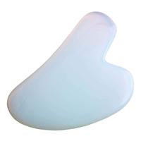 Gua Sha outil Facial, pierre de Jade naturelle, planche de Guasha pour traitement des points de déclenchement de thérapie d'acupuncture de SPA