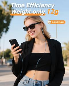 Cavo di ricarica USB-C per <span class=keywords><strong>RayBan</strong></span> Meta-2 AI occhiali intelligenti 1.5M linea di alimentazione di estensione portatile per Wayfarer/Skyler/Headliner - Product Image 2