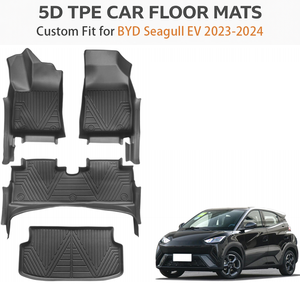 Tapis de sol de voiture en TPE sur mesure pour BYD Seagull EV LHD 2023-2024 |   Tapis de sol imperméables toutes saisons, ensemble complet, fabrication OEM - Product Image 2