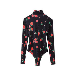 بدلة جسم ضيقة جديدة للصيف ORB الأمريكية ثلاثية الأبعاد مطبوعة نحيفة عالية الخصر طقم سراويل ضيقة كاجوال - Product Image 4