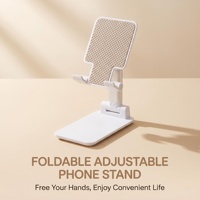 Nouveau support de téléphone portable en ABS, anti-vibration, pour diffusion en direct, support de tablette réglable en hauteur, pliable pour bureau