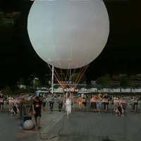 BOYI Ballon énorme gonflable volant en plein air Ballon danseur en PVC