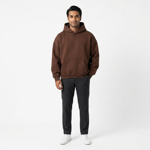 Sweat à capuche homme hiver personnalisé de haute qualité 100% coton respirant séchage rapide Style Vintage OEM Service incontournable - Product Image 1