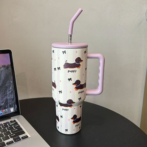 Nouvelle conception de gobelets isothermes de 40 oz, tasse de voyage à motif de dessin animé, bouteille thermos en acier inoxydable sans BPA, tasses cadeaux personnalisées - Product Image 5