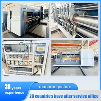 Impresora Flexográfica de Alta Velocidad Totalmente Automática con Ranuradora y Troqueladora en Línea, Impresión de Cajas de Cartón Corrugado de 2-5 Colores