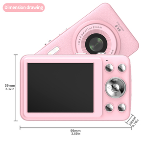 Mini Cámara Digital Q3 <span class=keywords><strong>de</strong></span> 100W 1080P con Zoom 16X, Cámara Infantil <span class=keywords><strong>de</strong></span> 2.8 Pulgadas para Vlogging, Videocámara Portátil Vintage - Product Image 1