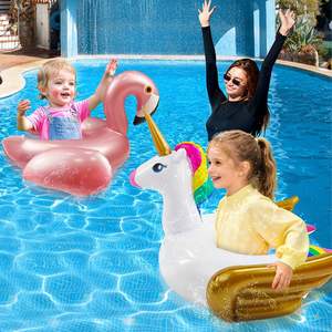 Flotador Inflable de PVC para Piscina, Flamenco y Unicornio, para Niños - Product Image 4