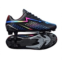 Nouvelles chaussures de football antidérapantes à crampons longs pour enfants, chaussures de sport pour hommes adultes, chaussures de sport unisexes pour jeunes, chaussures athlétiques en PVC