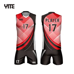 2022 Custom volleyball jerseys unisex volleyball uniform designs wholesale volleyball shirts