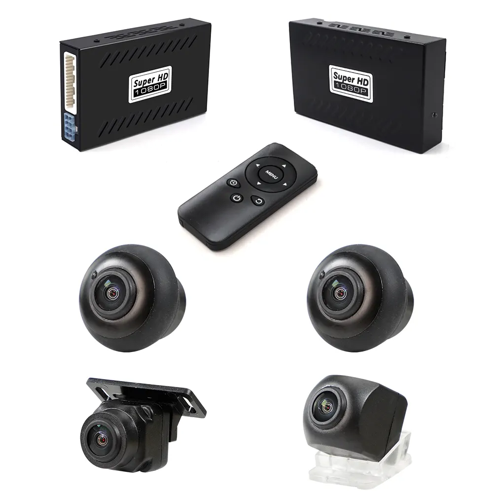Factory 2D 720P car camera system 360 bird view system for car 360 degree SVM system