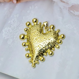 สร้อยคอจี้รูปหัวใจชุบทอง 18k ของขวัญเครื่องประดับสำหรับงานปาร์ตี้ - Product Image 2