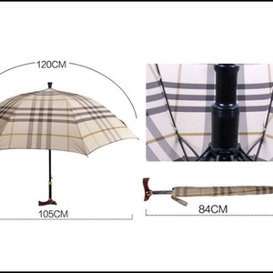 Paraguas de 23 Pulgadas al por Mayor, Baratos, con Mango de Madera, Sombrillas de Alta Calidad para Exteriores, Bastón de Paseo para Personas Mayores - Product Image 4