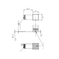 Module Caméra MIPI OEM IMX335 5MP CMOS 2K 30FPS Objectif sans Distorsion Caméra MINI Drone Personnalisée
