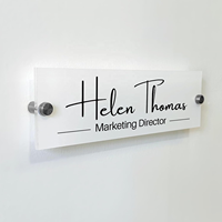 Plaque signalétique personnalisée pour cadre dirigeant, pour mur extérieur de bureau, entreprises, parcs, avec bandes LED lumineuses pour la publicité de remise de diplômes