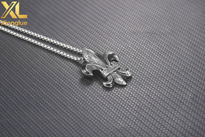 Fleur De Lis <b>Urn</b> <b>Necklaces</b> <b>for</b> <b>Ashes</b> Memorial Cremation Keepsakes - Product Image 5