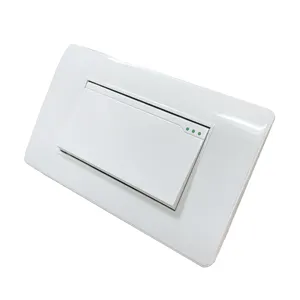 Amerikanischer Standard Big 1 Gang 2-Wege-Schalter PC-Panel Interruptores electrico de luz y enchufe de pared para el hogar