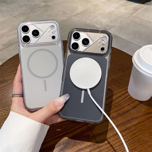 เคสโทรศัพท์แม่เหล็กเนออนแบบด้านรุ่นดั้งเดิมสำหรับ iPhone 18 17 16 15 14 Pro Max  แบบเปลี่ยนเป็นเคสกันกระแทกใสสีพื้นเรียบ - Product Image 2