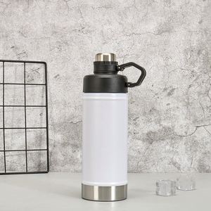 Botella Deportiva Aislada de 500ml/750ml, Termo de Acero Inoxidable con Tapa de Boquilla y Pajita para Exteriores - Product Image 3