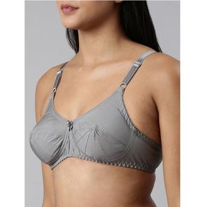 Blusa Saree Gris Oscuro para Mujer, Suave, Elástica, Cómoda, Estilo Tradicional Étnico, Uso Diario - Product Image 3