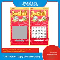 Tarjetas Rasca y Gana con Código QR Variable y Código Aleatorio, Tarjetas de Recogida, Impresión Única, Modelo 008, Diseño Personalizado