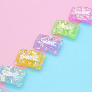 Modelo de Resina DIY, Conchas de Caramelo Dulces, Lentejuelas, Gemas Pintadas a Mano, Juguetes Educativos Creativos para Niños - Product Image 2