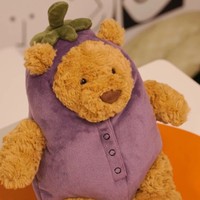 Peluche Ours Barcelone Violet Aubergine Version Haute Ultra Douce Mignonne Décoration Halloween Maison B2B En Stock